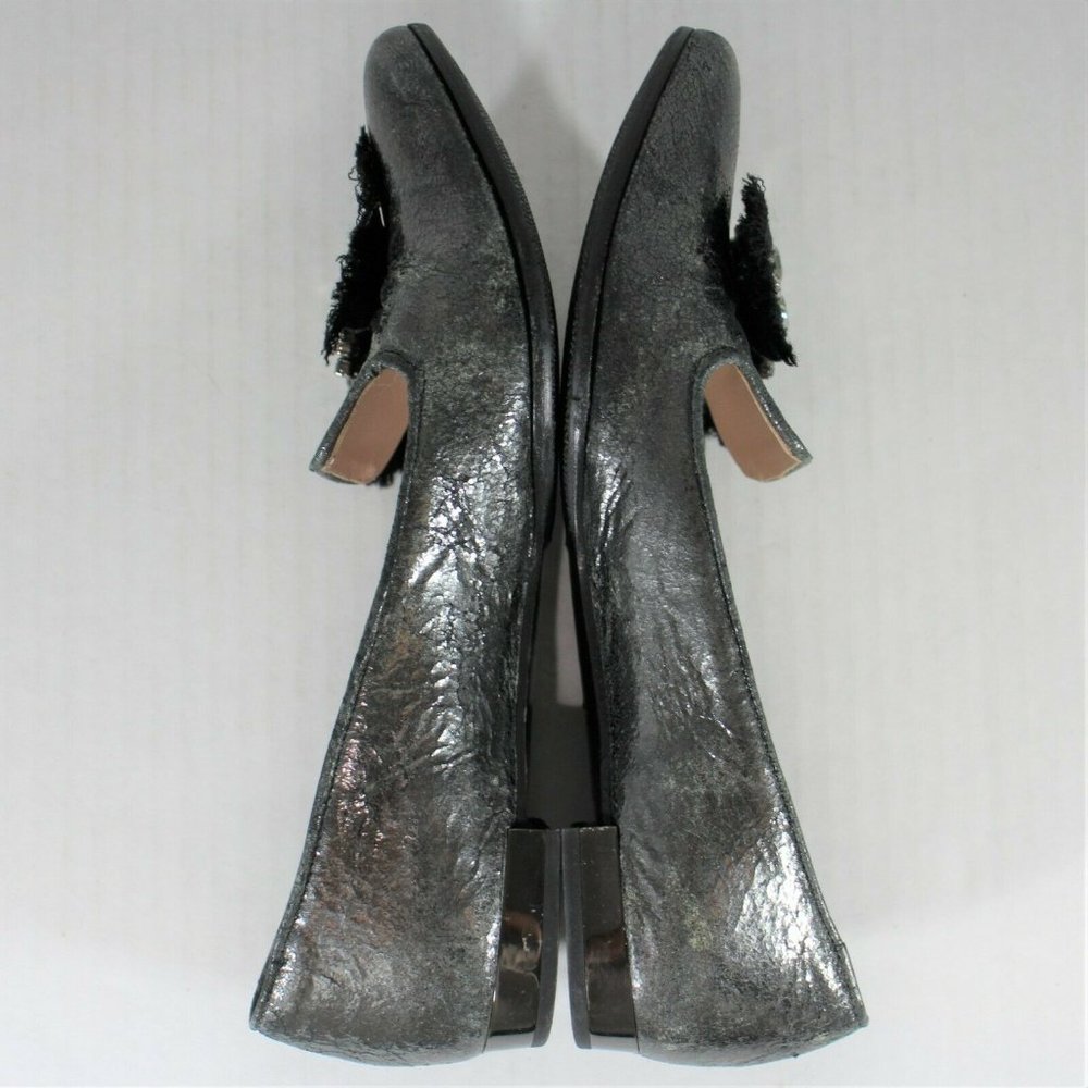 Miu Miu Jeweled Loafers Flats Made In Italy K238 - Picture 4 of 9